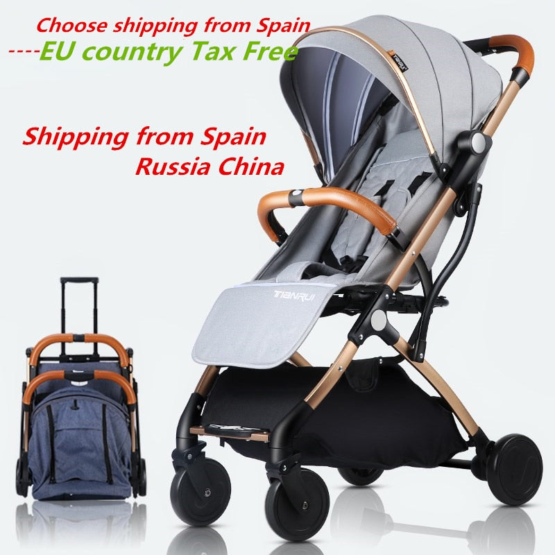 Original  Baby Stroller Trolley Car trolley Folding Baby Carriage Bebek Arabasi Buggy Lightweight Pram  Strolle