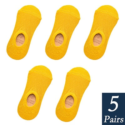 Women's Cotton Invisible No show Socks non-slip