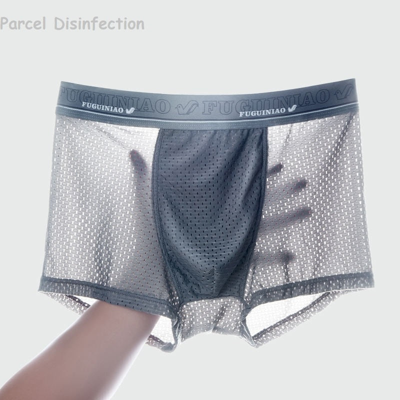 Summer Ice Network Mesh Breathable Shorts