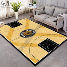 Load image into Gallery viewer, Carpet 3D Basketball Larger Mat Flannel Velvet Memory soft Rug Play Game Mats Baby Craming Bed Area Rugs Parlor Decor 015
