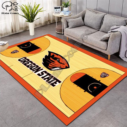 Carpet 3D Basketball Larger Mat Flannel Velvet Memory soft Rug Play Game Mats Baby Craming Bed Area Rugs Parlor Decor 015