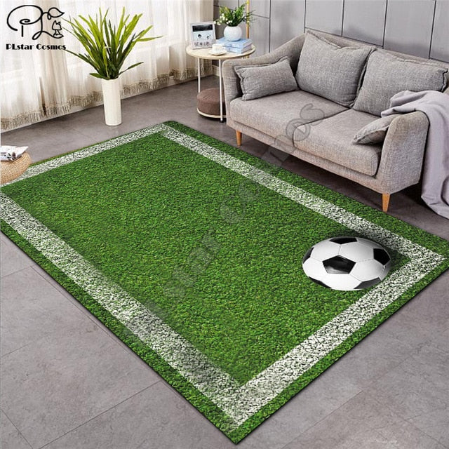 Carpet 3D Basketball Larger Mat Flannel Velvet Memory soft Rug Play Game Mats Baby Craming Bed Area Rugs Parlor Decor 015