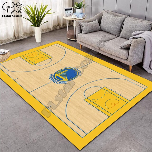 Carpet 3D Basketball Larger Mat Flannel Velvet Memory soft Rug Play Game Mats Baby Craming Bed Area Rugs Parlor Decor 015