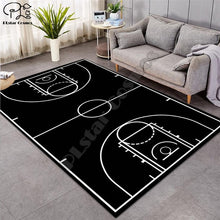 Cargar imagen en el visor de la galería, Carpet 3D Basketball Larger Mat Flannel Velvet Memory soft Rug Play Game Mats Baby Craming Bed Area Rugs Parlor Decor 015
