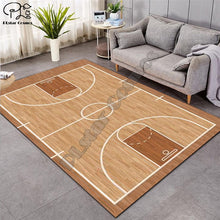 Load image into Gallery viewer, Carpet 3D Basketball Larger Mat Flannel Velvet Memory soft Rug Play Game Mats Baby Craming Bed Area Rugs Parlor Decor 015
