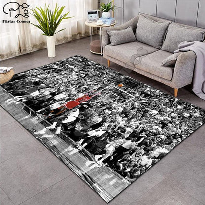 Carpet 3D Basketball Larger Mat Flannel Velvet Memory soft Rug Play Game Mats Baby Craming Bed Area Rugs Parlor Decor 015