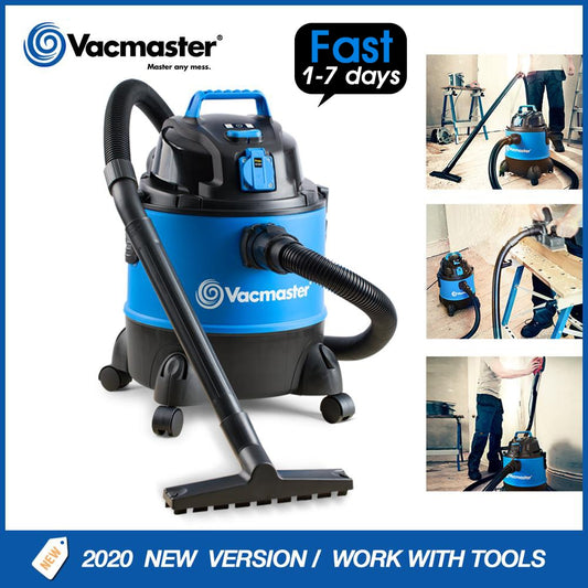 Vacmaster 18Kpa Powerful Household Vacuum Cleaner With Power Tool Socket Home Wet Dry Cleaning Appliance Car Cleaner