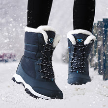 Load image into Gallery viewer, Women’s Waterproof Boots With Thick Fur
