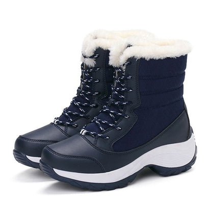 Women’s Waterproof Boots With Thick Fur