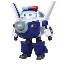 将图片加载到图库查看器，Big!!!15cm ABS Super Wings Deformation Airplane Robot Action Figures Super Wing Transformation toys for children gift Brinquedos
