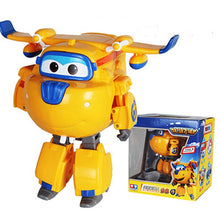 将图片加载到图库查看器，Big!!!15cm ABS Super Wings Deformation Airplane Robot Action Figures Super Wing Transformation toys for children gift Brinquedos
