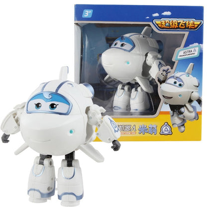 Big!!!15cm ABS Super Wings Deformation Airplane Robot Action Figures Super Wing Transformation toys for children gift Brinquedos