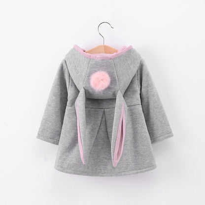 3D Rabbit ears fashion casual hoodies