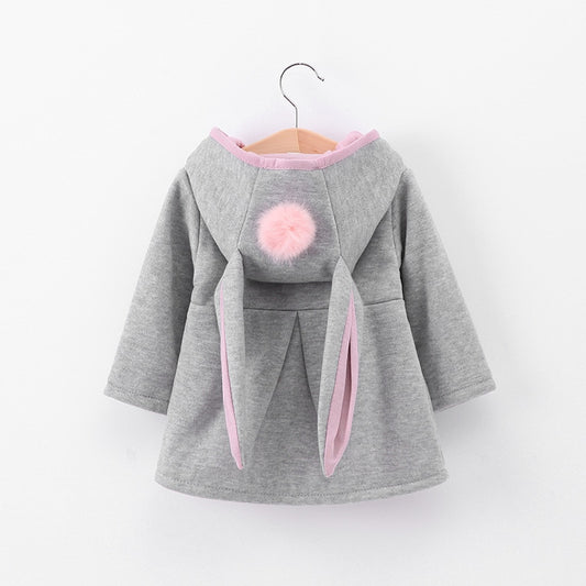 3D Rabbit ears fashion casual hoodies