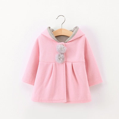 3D Rabbit ears fashion casual hoodies