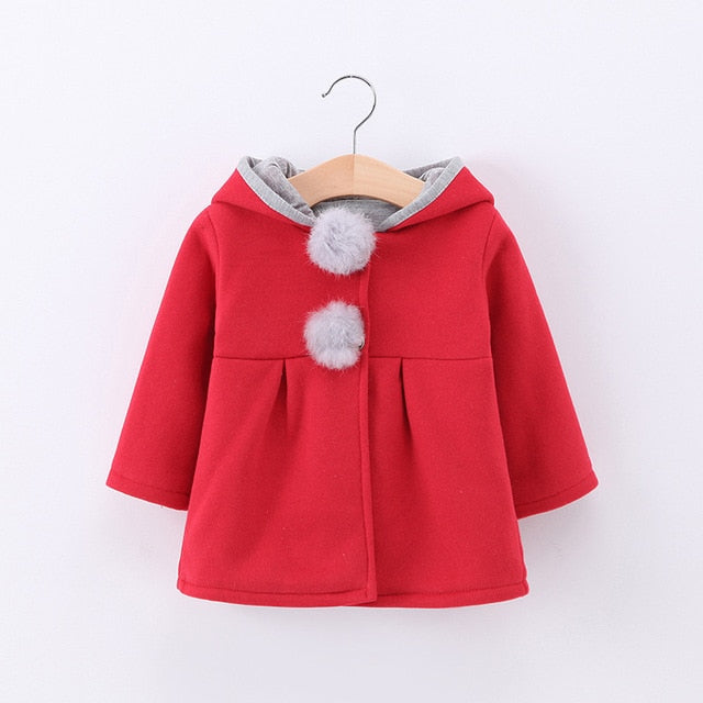 3D Rabbit ears fashion casual hoodies