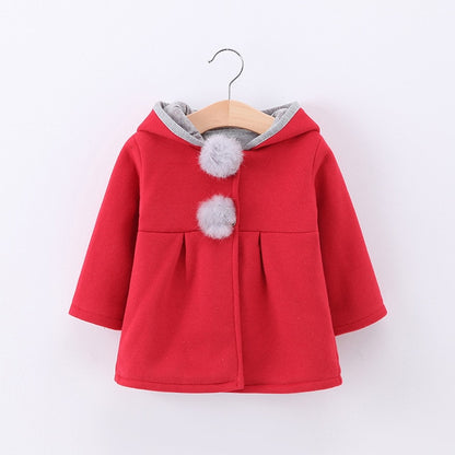 3D Rabbit ears fashion casual hoodies