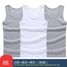 Load image into Gallery viewer, Men’s  Vest Undershirts shirt 100% Cotton
