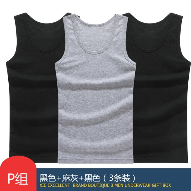 Men’s  Vest Undershirts shirt 100% Cotton