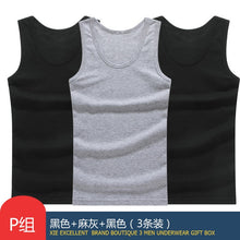 Load image into Gallery viewer, Men’s  Vest Undershirts shirt 100% Cotton
