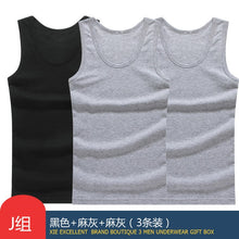 Load image into Gallery viewer, Men’s  Vest Undershirts shirt 100% Cotton
