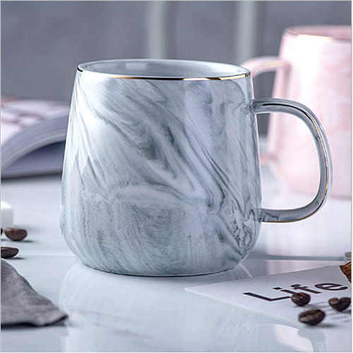 Marble Gold Inlay Mug
