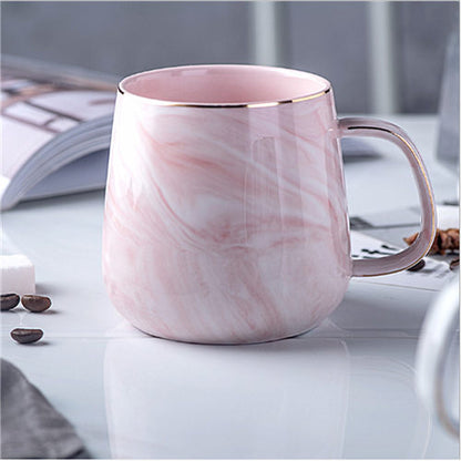 Marble Gold Inlay Mug