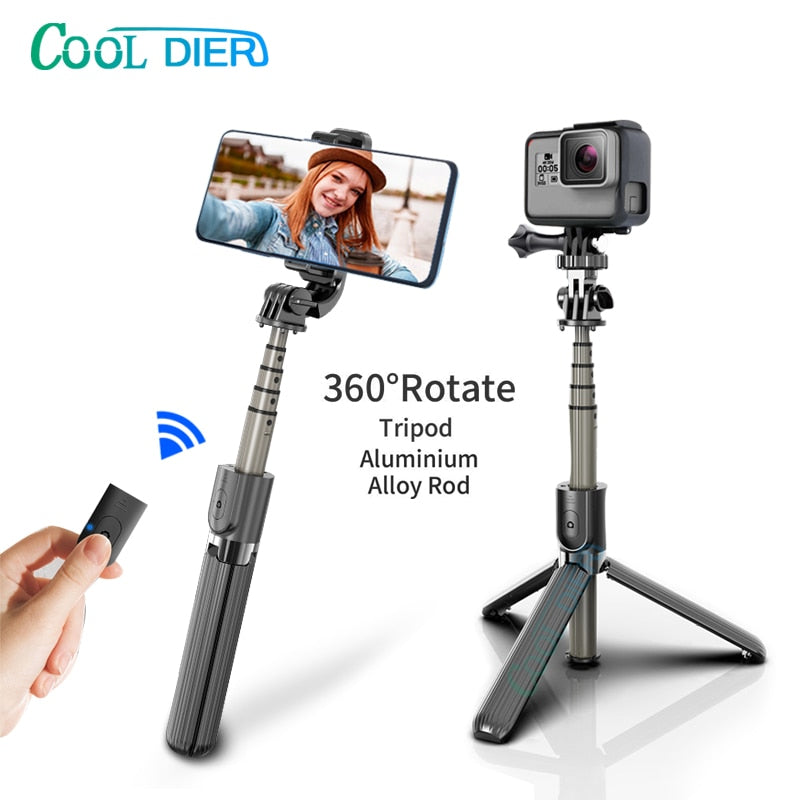 Wireless bluetooth Selfie Stick Tripod With Remote Palo Selfie Extendable
