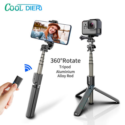 Wireless bluetooth Selfie Stick Tripod With Remote Palo Selfie Extendable