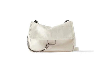 New Rhombus Black Rock Soft Single Shoulder Bag