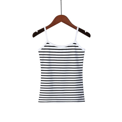 XS-3XL Spaghetti Strap Cami Women Fitness Cotton Tank Top Spring Summer Singlet Vest Stretch Undershirt Camisole Streetwear Tops