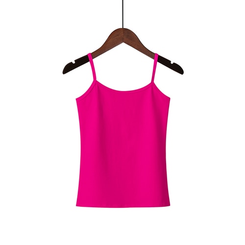 XS-3XL Spaghetti Strap Cami Women Fitness Cotton Tank Top Spring Summer Singlet Vest Stretch Undershirt Camisole Streetwear Tops