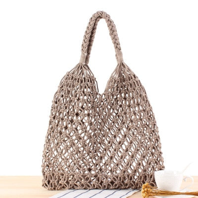 Round Straw Raffia circle Rattan bags