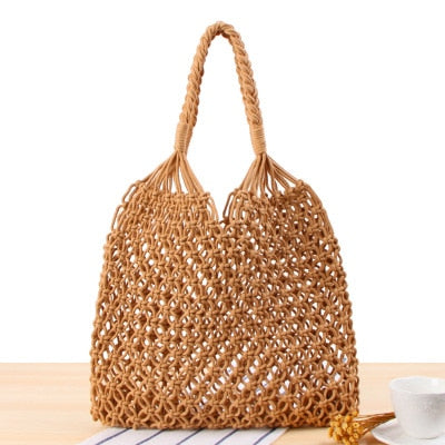 Round Straw Raffia circle Rattan bags