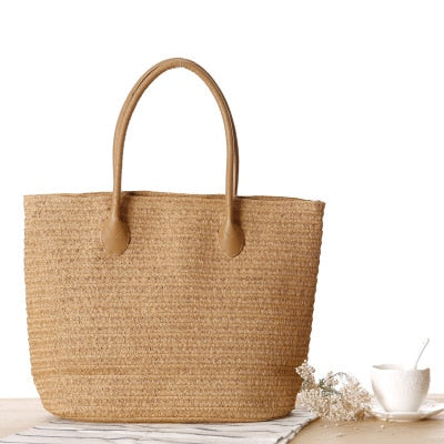 Round Straw Raffia circle Rattan bags