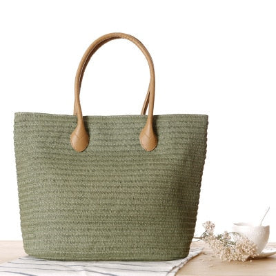 Round Straw Raffia circle Rattan bags