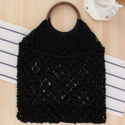 Round Straw Raffia circle Rattan bags