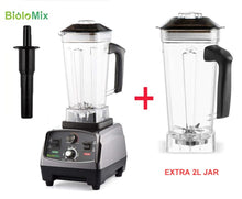 Load image into Gallery viewer, 3HP 2200W Heavy Duty Commercial Grade Automatic Timer Blender Mixer Juicer Fruit Food Processor Ice Smoothies BPA Free 2L Jar
