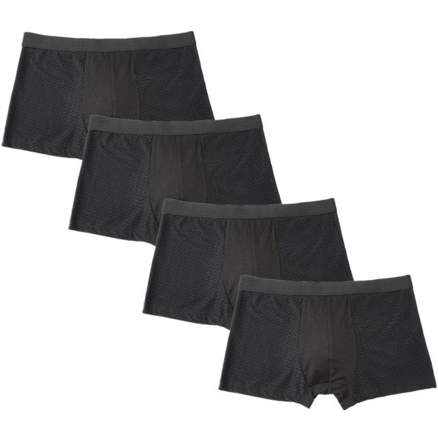 Mens underwear  bamboo fiber mesh loose