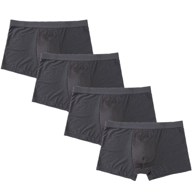 Mens underwear  bamboo fiber mesh loose