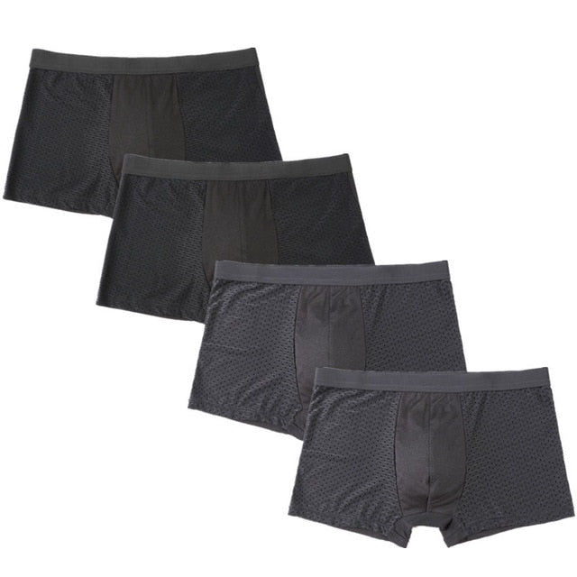 Mens underwear  bamboo fiber mesh loose