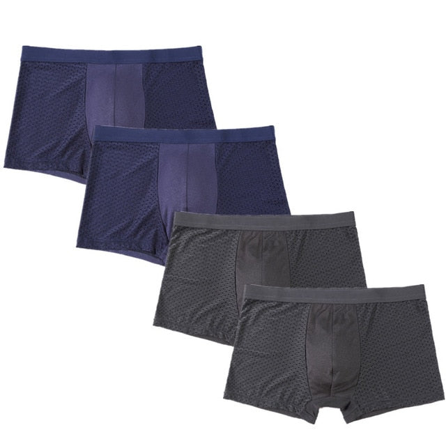 Mens underwear  bamboo fiber mesh loose