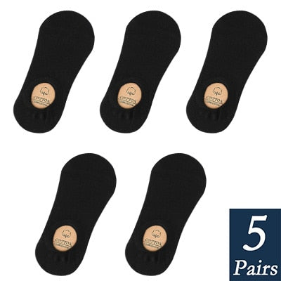Women's Cotton Invisible No show Socks non-slip