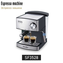 将图片加载到图库查看器，1.6L Electric Espresso Coffee Machine Coffee Grinder 15 Bar Express Electric Foam Coffee Maker Kitchen Appliances 220V Sonifer
