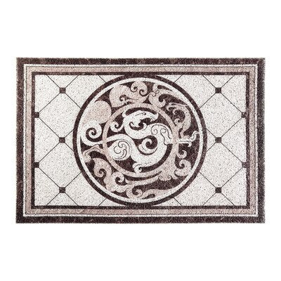 Durable Indoor Outdoor Door Mat Large Size Heavy Duty Doormats Marble Waterproof PVC Rugs Easy Clean Low-Profile Carpet
