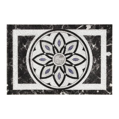 Durable Indoor Outdoor Door Mat Large Size Heavy Duty Doormats Marble Waterproof PVC Rugs Easy Clean Low-Profile Carpet