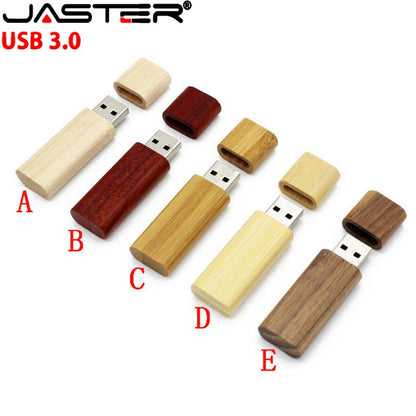 JASTER High speed USB 3.0 Wooden bamboo USB