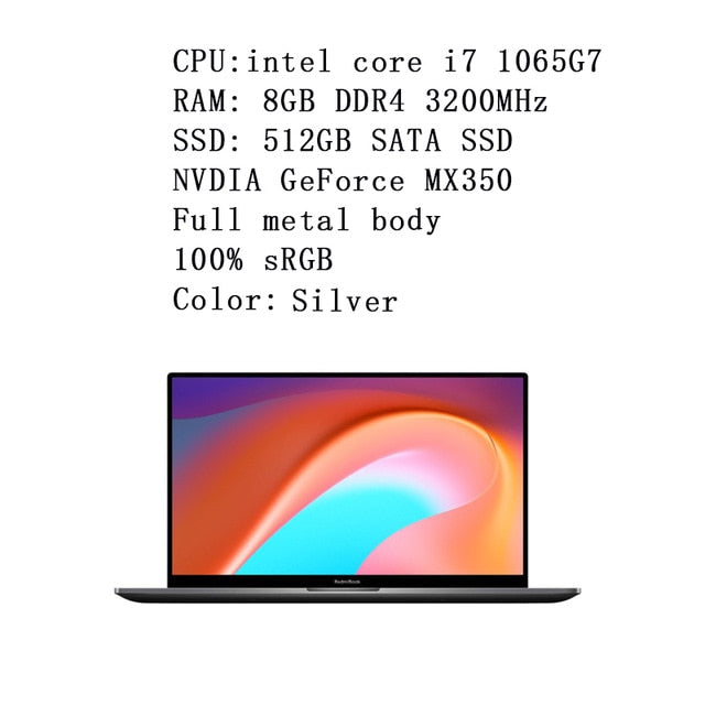 RedmiBook 14 xiaomi Laptop amd notebook 14 Inch FHD Screen intel mi Notebook