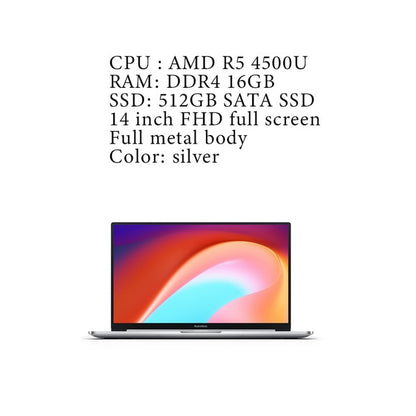 RedmiBook 14 xiaomi Laptop amd notebook 14 Inch FHD Screen intel mi Notebook