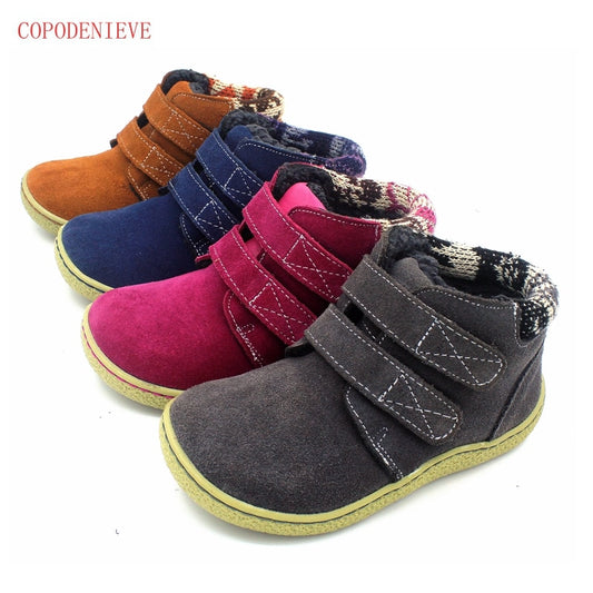The winter of the children shoes